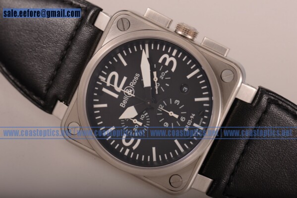 Bell&Ross Best Replica BR 03-94 Chrono Watch Steel - Click Image to Close